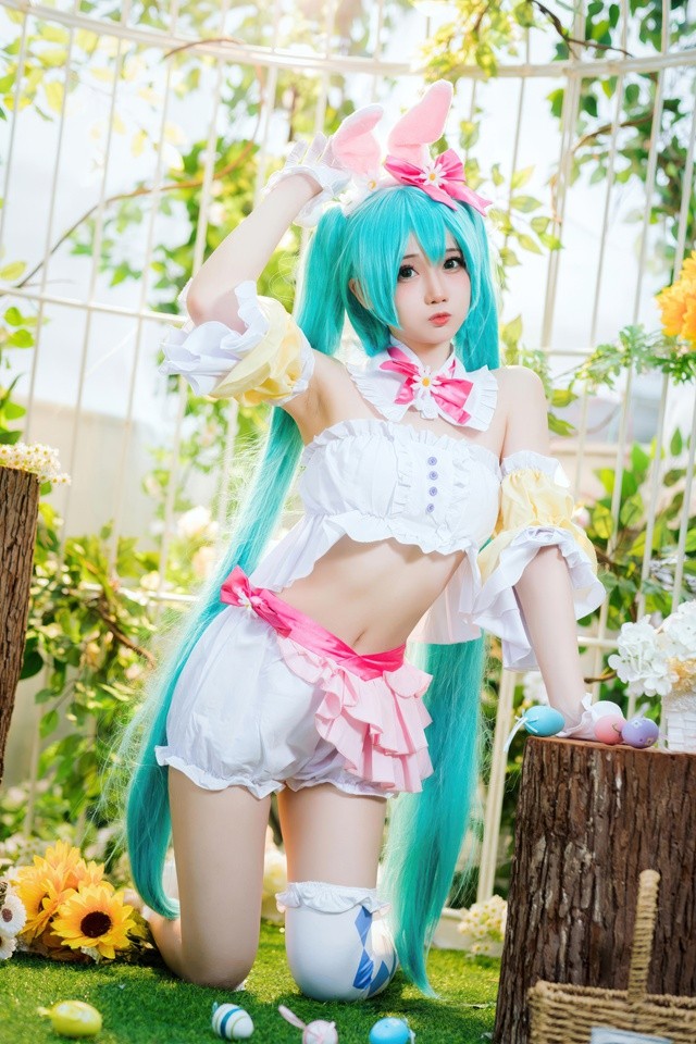 焖焖碳 NO.047 初音未来复活节兔子[22P-162MB]